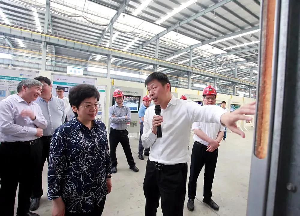 陈奕君调研精工绿筑 鼓励引领绿色装配式建筑新未来