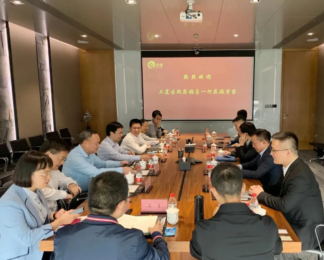 上虞区委副书记金进富一行调研舜元集团